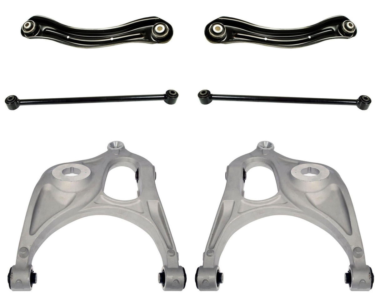 Rear Upper & Lower Control Arms Fits 2011-2021 Jeep Grand Cherokee