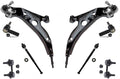 Fits 96-00 Rav4 2 Doors Control Arms Ball Joint Sway Bars and Tie Rods 8 Pcs Kit