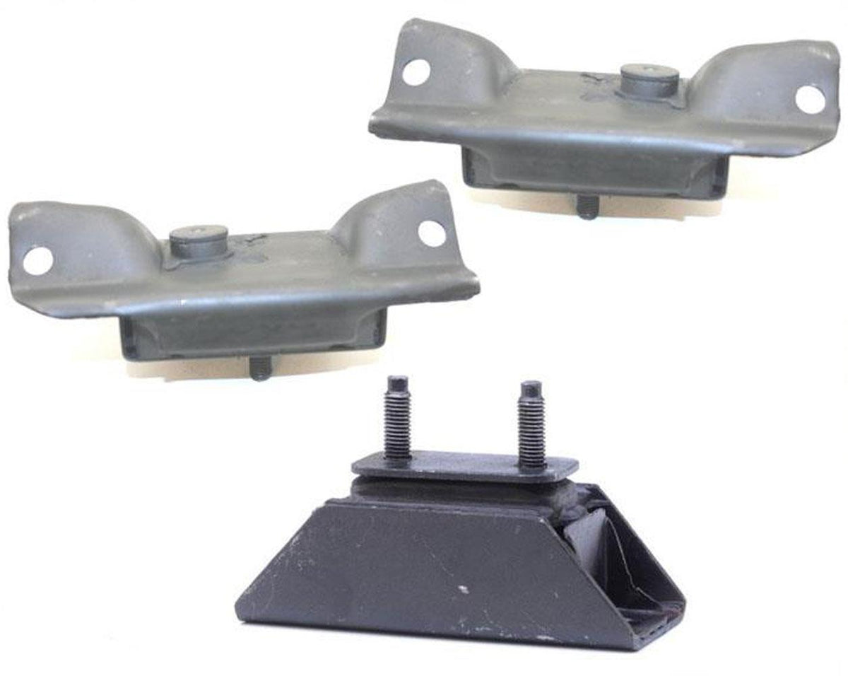 Engine Motor Mounts + Transmission Mount 3pc Kit for 94-95 Ford Bronco 5.8L