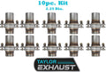 2.25"  Exhaust Spherical Joint Repair Flange Universal Spring Bolt 10pc kit