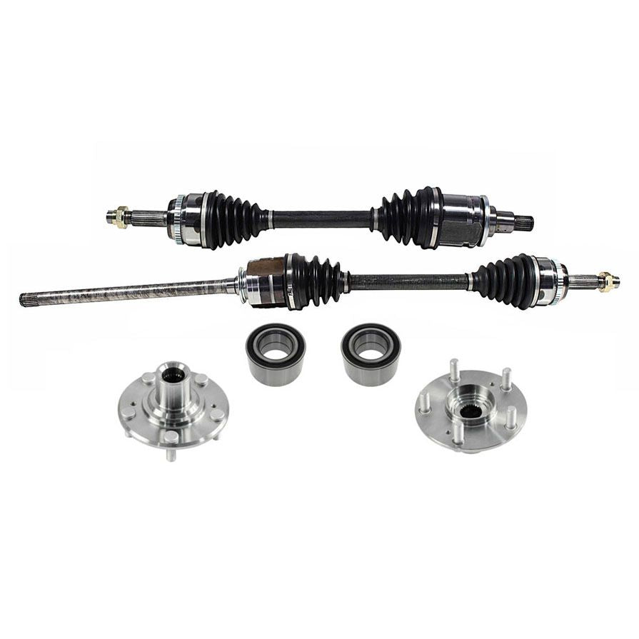 Front Axles Wheel Hub with Bearings for Toyota Highlander 3.5L 2008-2010