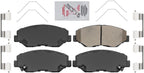 Front Rear Ceramic Pad + Rotor For 2008 2014 2015 2016 Honda Accord 282mm Rotor