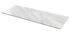 Hudson Reed Solid Surface Marble Top for Bathroom Furniture Units and Vessel Basins, Durable Natural Stone Finish for Modern Bathroom in Premium Grey, 1200mm