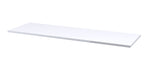 Hudson Reed Arno Solid Surface Worktop for Bathroom Vanities, Durable Stone Worktop for Modern Bathroom Furniture in Premium Gloss White Finish, 1200mm