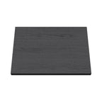 Hudson Reed Solid Surface Worktop for Bathroom Vanities, Durable Stone Countertop for Modern Bathroom and Vanity Units in Premium Graphite Grey, 800mm