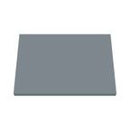Hudson Reed Solid Surface Worktop for Bathroom Vanities, Durable Stone Countertop for Modern Bathroom and Vanity Units in Premium Coastal Grey, 600mm