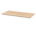 Hudson Reed Arno Vanity Unit Worktop, Textured Woodgrain Bathroom Sink Vanity Unit Top in Bleached Oak, 805 x 390 x 18mm