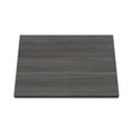 Hudson Reed Solid Surface Worktop for Bathroom Vanities, Durable Stone Countertop for Modern Bathroom and Vanity Units in Premium Anthracite, 600mm