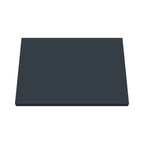 Hudson Reed Solid Surface Worktop for Bathroom Vanities, Durable Stone Countertop for Modern Bathroom and Vanity Units in Premium Soft Black, 600mm