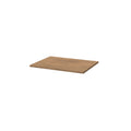 Hudson Reed Solid Surface Worktop for Bathroom Vanities, Durable Stone Countertop for Modern Bathroom and Vanity Units in Premium Antique Oak, 600mm