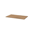 Hudson Reed Solid Surface Worktop for Bathroom Vanities, Durable Stone Countertop for Modern Bathroom and Vanity Units in Premium Antique Oak, 800mm