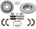 Rear Premium Disc Brake Rotors Pads Hardware Fits for 2006-2018 Ram 1500