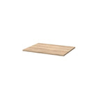Hudson Reed Solid Surface Worktop for Bathroom Vanities, Durable Stone Countertop for Modern Bathroom and Vanity Units in Premium Bleached Cuneo Oak, 600mm