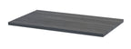 Hudson Reed Fusion WC Unit Worktop, Compact Durable Solid Surface Bathroom Countertop Designed for Modern Fitted Toilet Units in Premium Anthracite Woodgrain Finish, 605X360