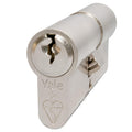Yale Anti-Bump Door Euro Cylinder (Nickel)