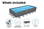 24' APX 365 Rectangular Pool Set