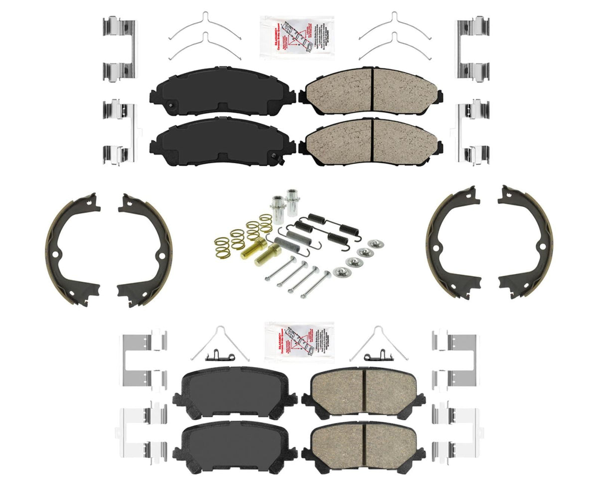 AmeriBrake Ceramic Pads with Hardware 4Pc for Acura MDX 2014-2016