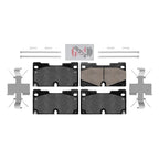 Front Fleet Heavy Duty Compound Disc Brake Pads Sensor For Chevrolet Tahoe 21-24