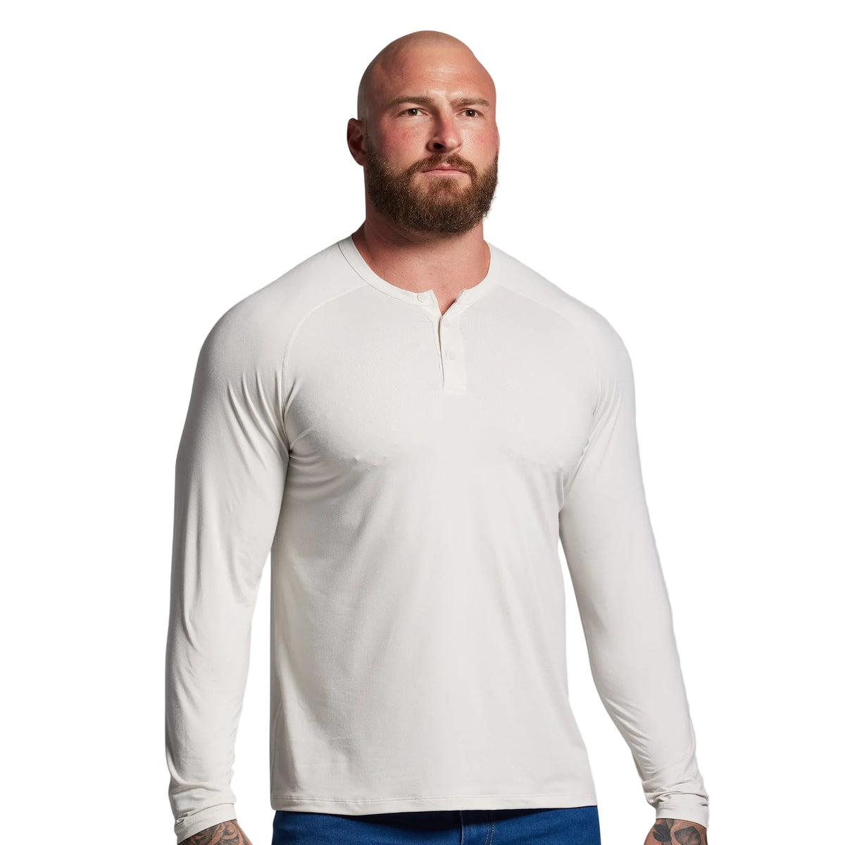 BP Premium Basic Henley (Sand)