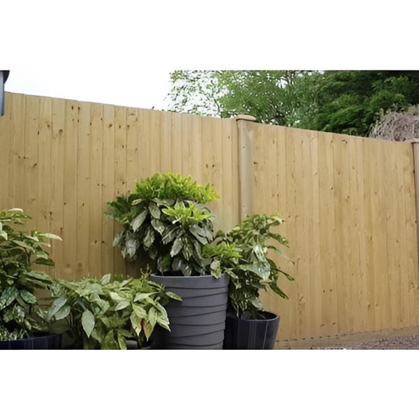 Level Top Featherboard Fence Panel - All Sizes