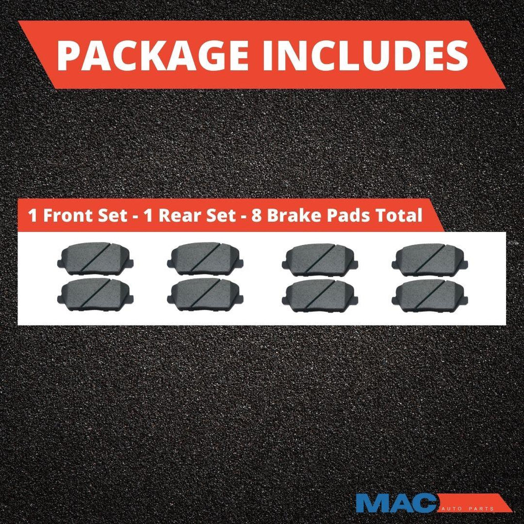 Front Disc Brake Rotors Disc Brake Pads for 2017-2022 Mercedes Benz C43 AMG