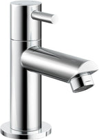 iBathUK Delta Pair of Hot and Cold Basin Sink Mixer Taps with Bath Filler Chrome Tap Set, Classic Bathroom Basin Mixer Taps for Everyday Use