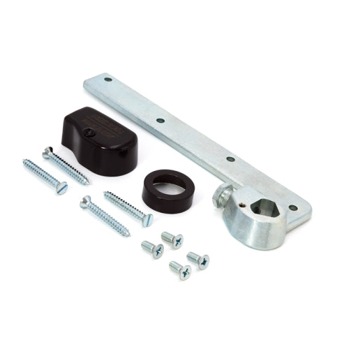 FHC Rixson 3/4" Offset Bottom Arm - Dark Bronze Anodized - 252050L2DU
