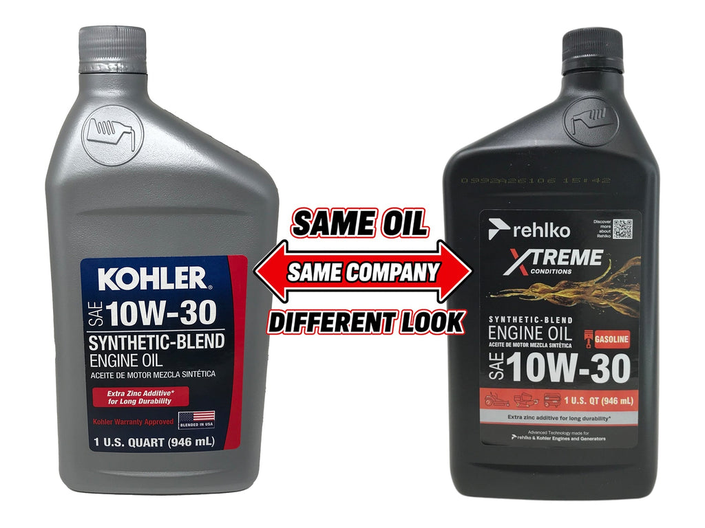 Kohler Genuine OEM 10W-30 Engine Oil Synthetic Blend 25 357 65-S - 5 Pack