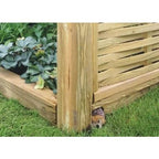 Hedgehog Gravel Board for Use with Slotted Posts