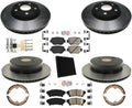 High Carbon Performance Disc Brake Rotor Pad Kit 14-15 Lexus IS250 All Wheel Drv