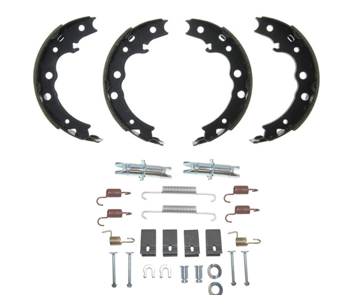 Parking-Emergency Brake Shoe Set with Hardware For 2013-2014 Subaru Legacy 2.5i