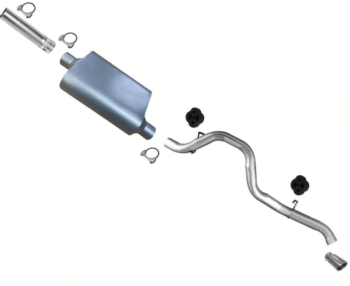 Exhaust Performance Aluminum Muffler Tail Pipe for Jeep Wrangler 1997-2006