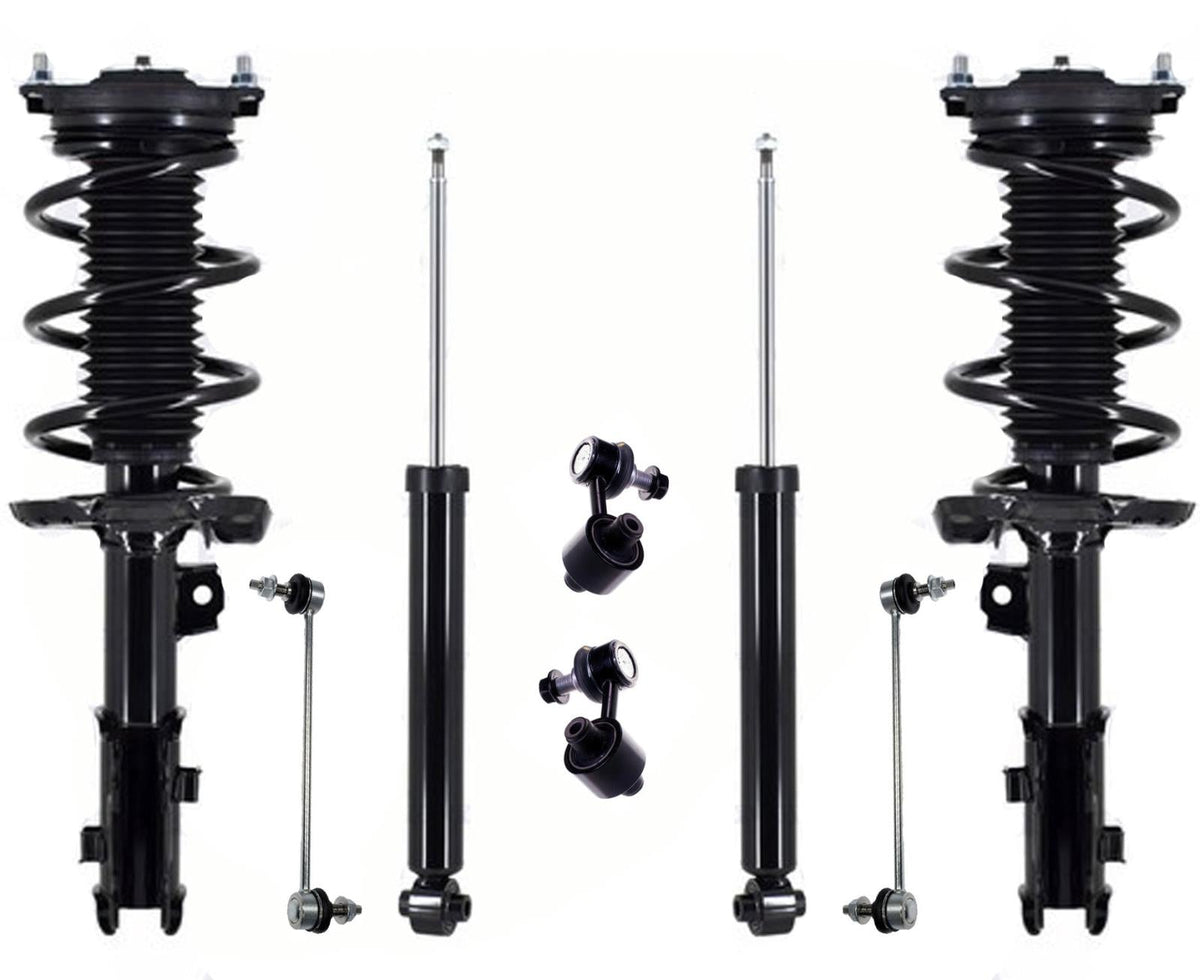 Front Struts Rear Shocks & Links For 17-19 Elantra Sport 1.6 Turbo Korean Built