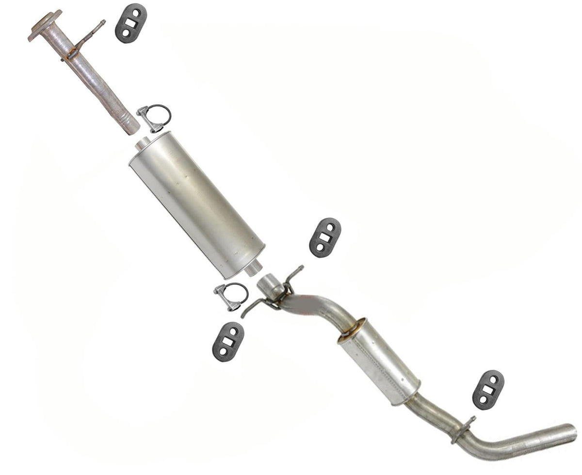 Exhaust System Muffler Tail Pipe Res For Colorado 15-21 3.6 W 128.3 Wheelbase