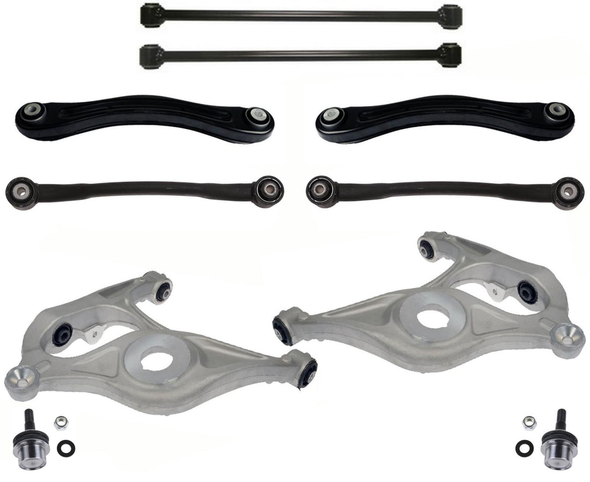 Rear Shocks Upper & Lower Control Arms For 2011 2012 13 2021 Jeep Grand Cherokee