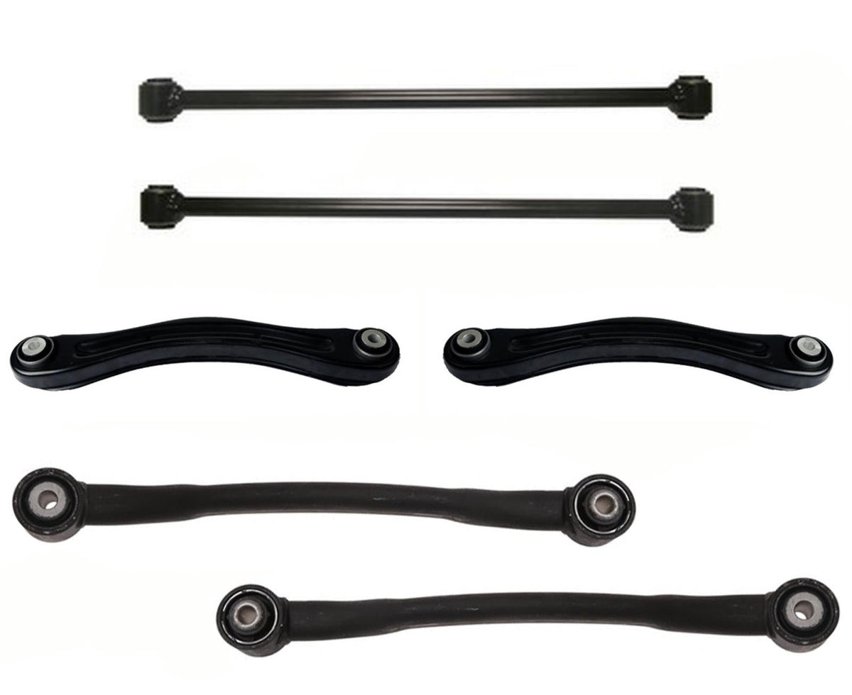 Rear Shocks Upper & Lower Control Arms For 2011 2012 13 2021 Jeep Grand Cherokee
