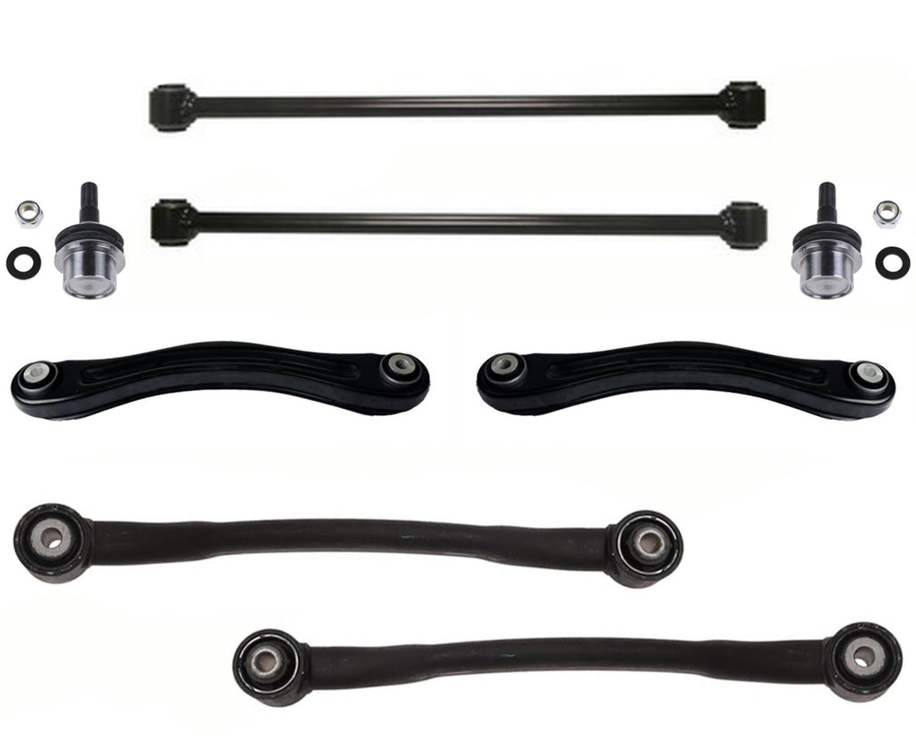 Rear Shocks Upper & Lower Control Arms For 2011 2012 13 2021 Jeep Grand Cherokee