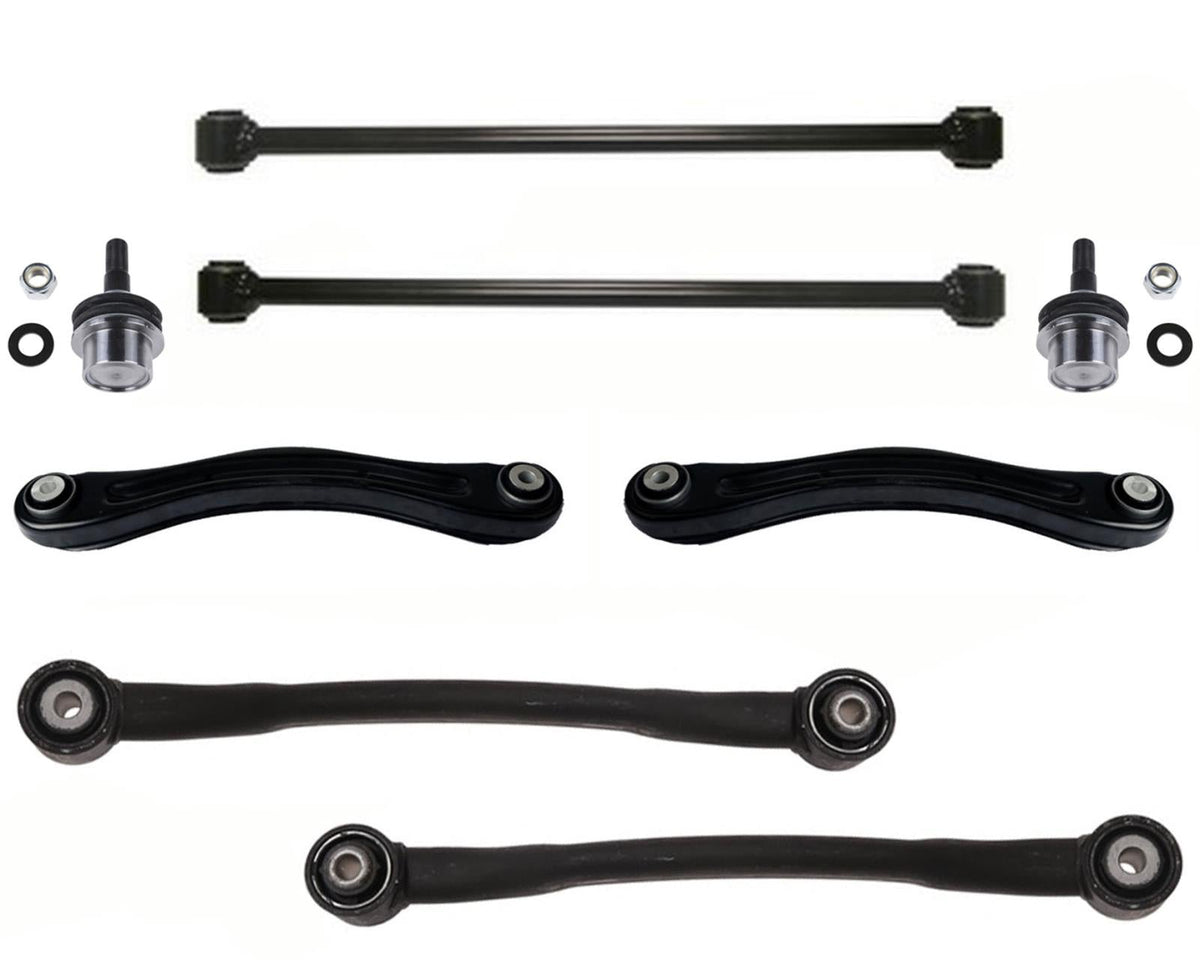 Rear Shocks Upper & Lower Control Arms For 2011 2012 13 2021 Jeep Grand Cherokee