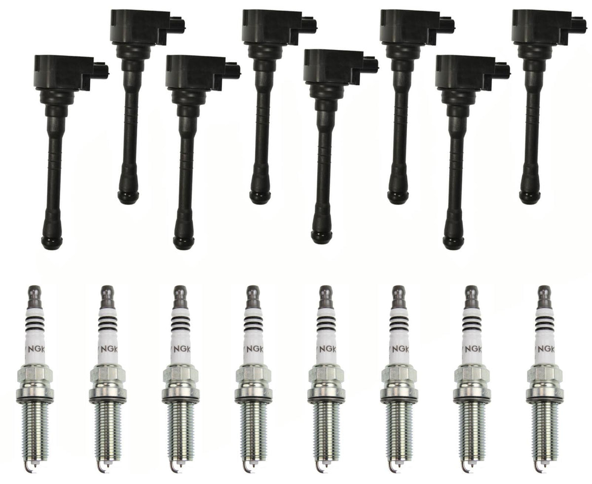 Ignition Coils Iridium Spark Plugs & Filters For Nissan Titan 5.6L XD 2016-2024