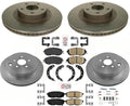 Performance Disc Brake Rotors & Pads For Subaru BRZ 13-20 w/ Vented Rear Rotors