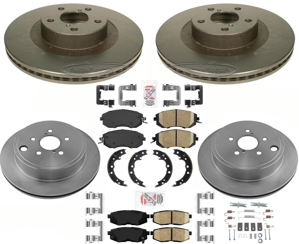 Performance Disc Brake Rotors & Pads For Subaru BRZ 13-20 w/ Vented Rear Rotors