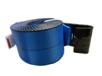 4" X 30' BLUE COLOR STRAP W/3" FLAT HOOK MTT WLL 5400