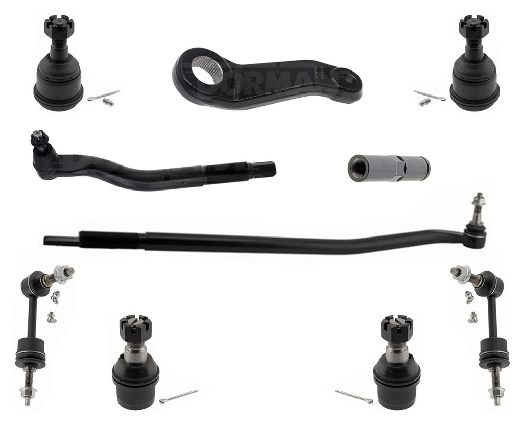 Outer Tie Rods Pitman Arm Ball Joints & Drag Links For RAM 2500 3500 14-22 4x4