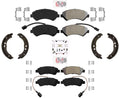 Brake Pads Parking Shoes For RAM Promaster 2500 2016-2022 W/ Rear Solid Rotors
