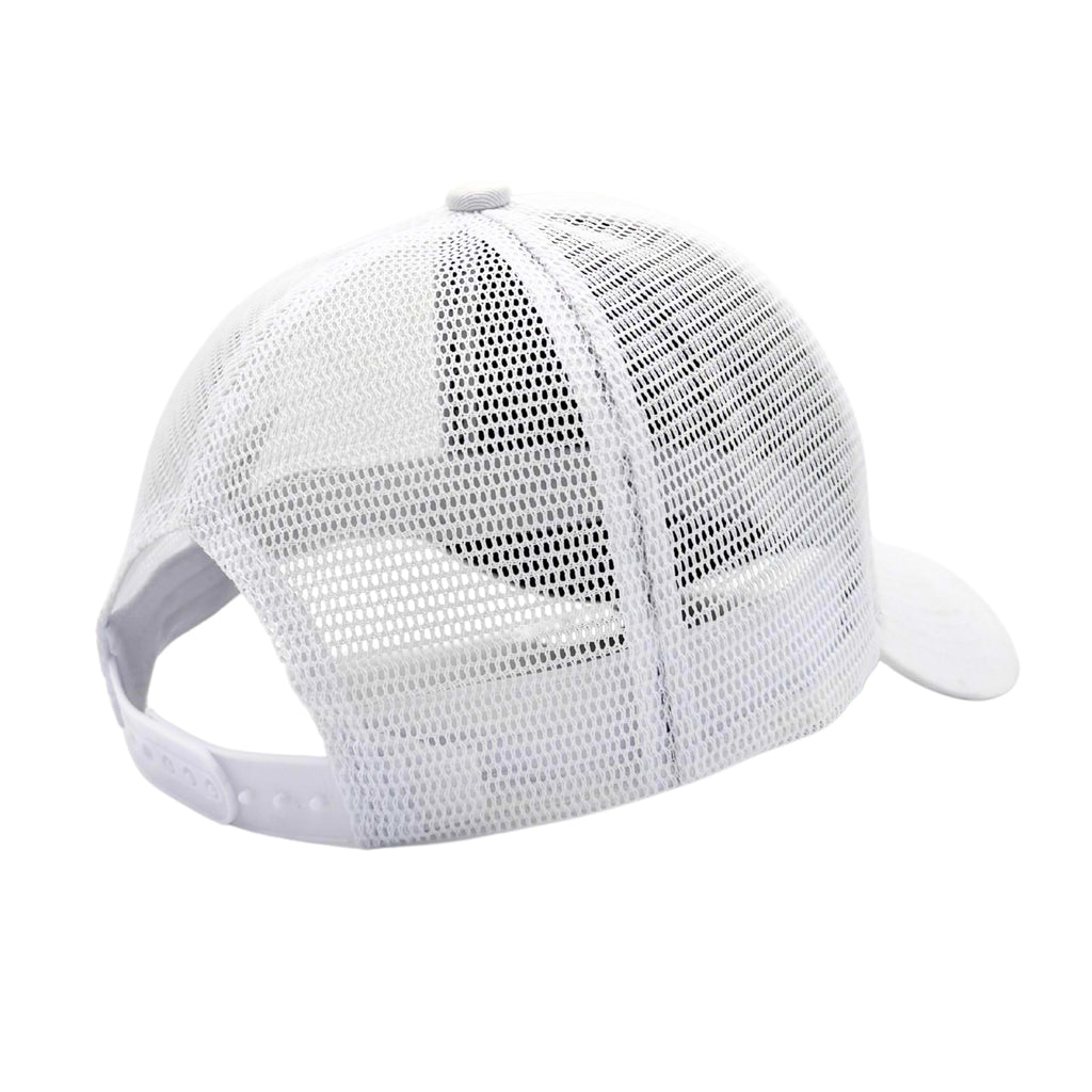 KickAss Snapback Trucker Cap - White