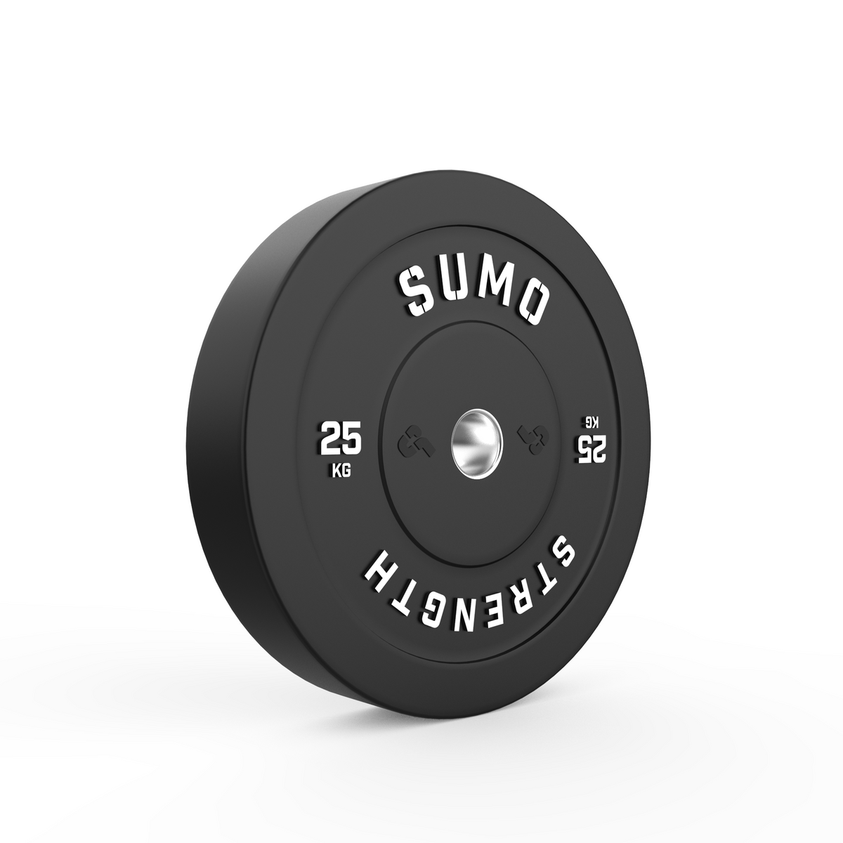 25kg Black Bumper Plates (Pair)