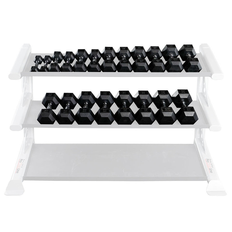 Body-Solid Rubber Hex Dumbbells (SDRS550)