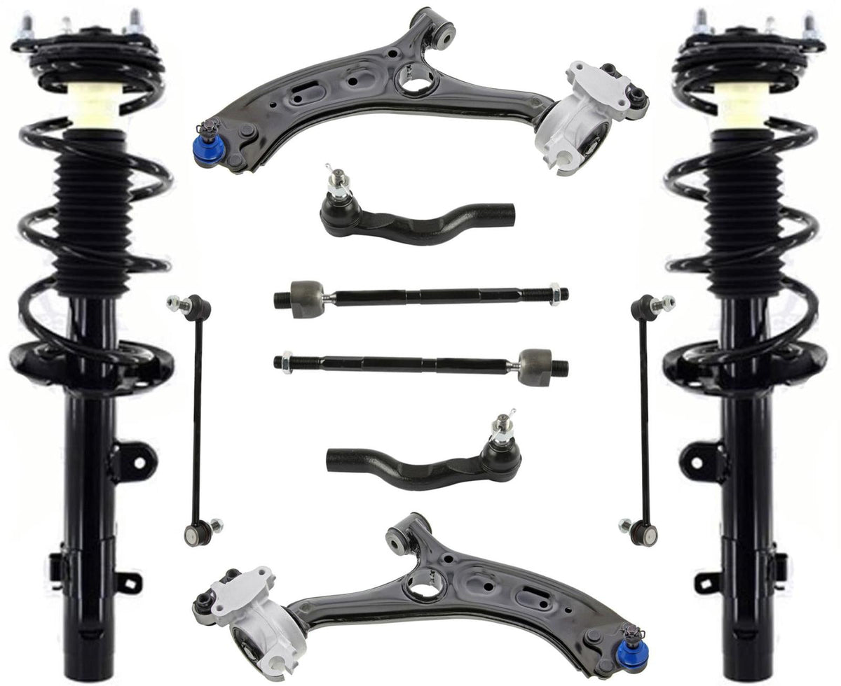 Front Struts Lower Control Arms Tie Rods & Links For Honda CR-V 2017-2022