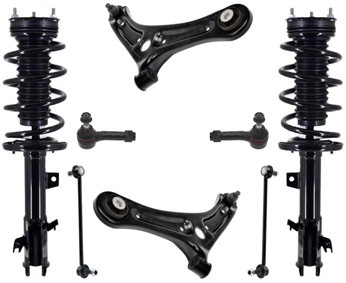 Front Struts Control Arms Tie Rods & Links For Ford Ecosport 1.0L 2018-2021