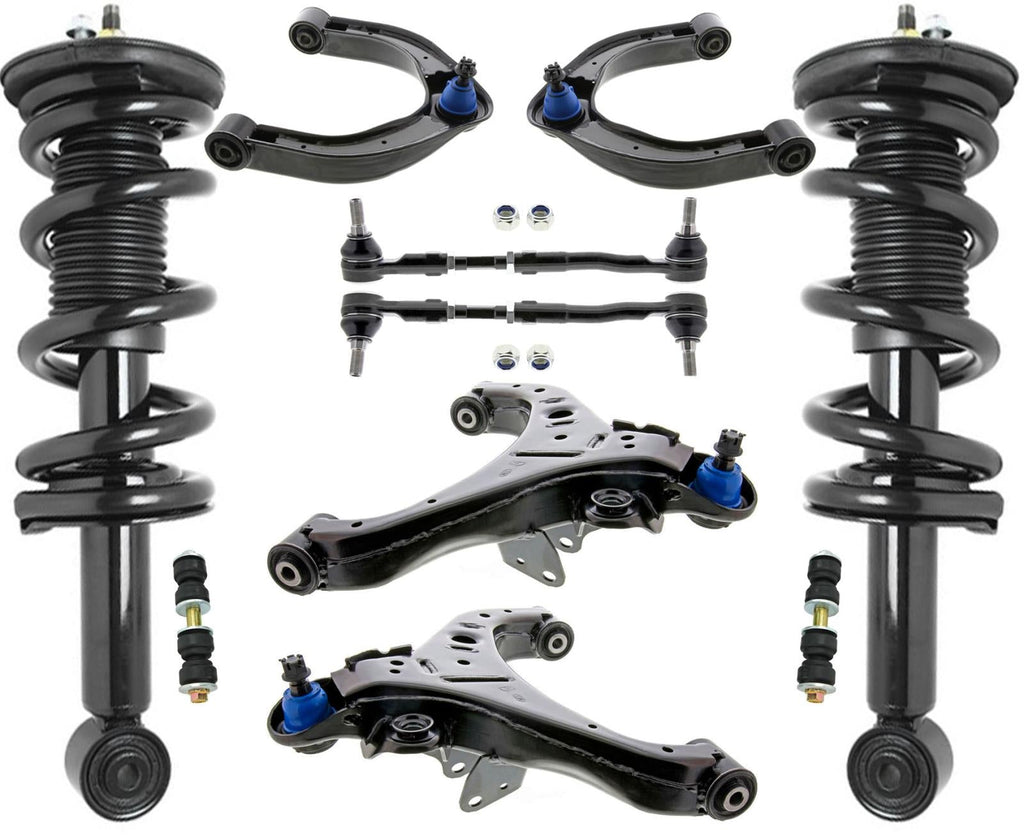 Front Struts Control Arms Tie Rods & Links For Nissan NV1500 NV2500 2012-2021